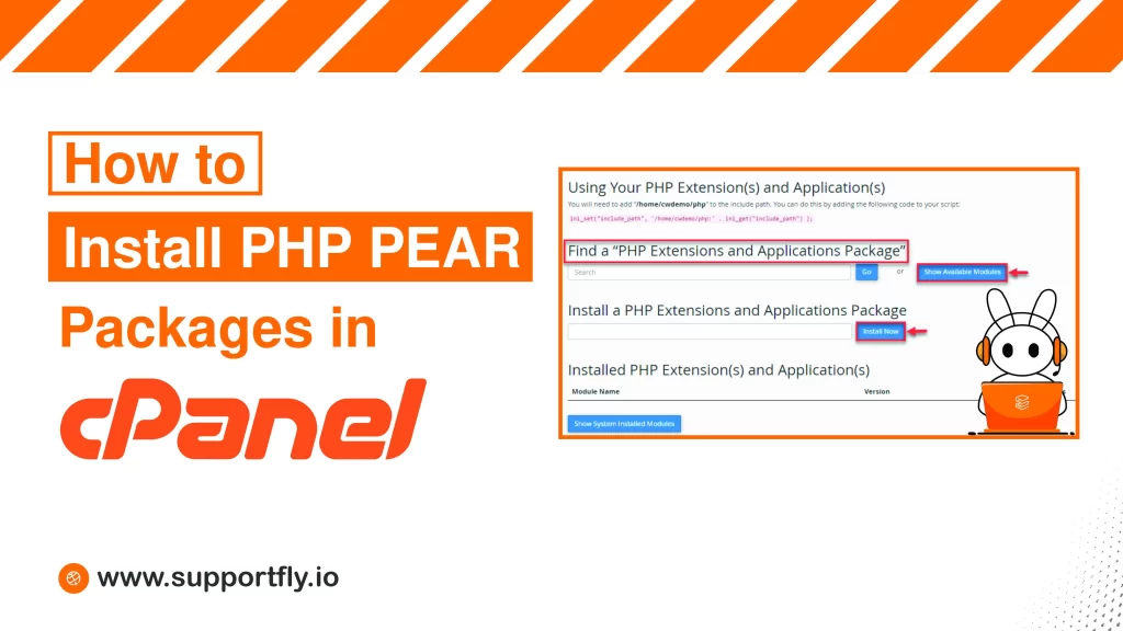 How to Install PHP PEAR Packages in cPanel